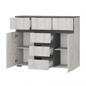 Гостиная Мрия (модульная) Бетон пайн светлый/Графит в Можге - mozhga.mebel24.online | фото 14