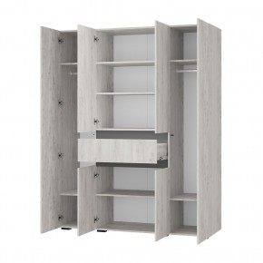 Гостиная Мрия (модульная) Бетон пайн светлый/Графит в Можге - mozhga.mebel24.online | фото 16