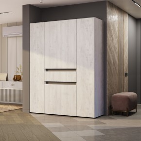 Гостиная Мрия (модульная) Бетон пайн светлый/Графит в Можге - mozhga.mebel24.online | фото 18