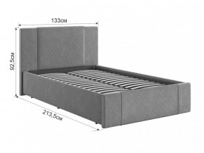 ХЛОЯ Кровать 1200 с основанием в Можге - mozhga.mebel24.online | фото 3