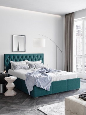 Интерьерная Кровать Октавия Бирюзовый 1400x2000 в Можге - mozhga.mebel24.online | фото 1