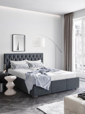 Интерьерная Кровать Октавия Серый 1400x2000 в Можге - mozhga.mebel24.online | фото