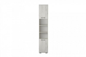 ИТАЛИЯ П-400 Пенал 2дв. (дуб крафт белый) в Можге - mozhga.mebel24.online | фото
