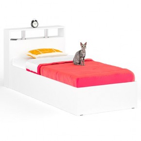 Камелия Кровать 0900, цвет белый, ШхГхВ 93,5х217х78,2 см., сп.м. 900х2000 мм., без матраса, основание есть в Можге - mozhga.mebel24.online | фото 1