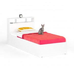 Камелия Кровать 0900, цвет белый, ШхГхВ 93,5х217х78,2 см., сп.м. 900х2000 мм., без матраса, основание есть в Можге - mozhga.mebel24.online | фото 2