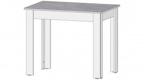 КАЙ Стол (цемент светлый/белый) в Можге - mozhga.mebel24.online | фото