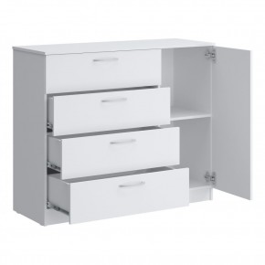 Комод 1200 Париж (Белый тиснение) в Можге - mozhga.mebel24.online | фото 3