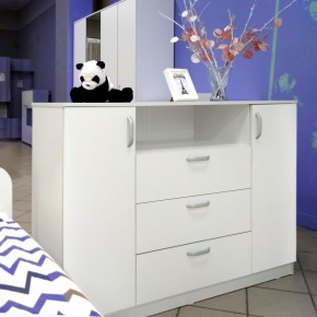 Комод 1400 Париж (Белый тиснение) в Можге - mozhga.mebel24.online | фото 5