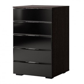 Комод Алекса (венге/черный) в Можге - mozhga.mebel24.online | фото
