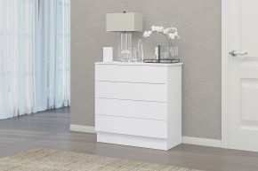 Комод Фаворит-3 (Белый текстурный) в Можге - mozhga.mebel24.online | фото