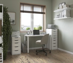 Комод Ингар белый высокий с пятью выдвижными ящиками в Можге - mozhga.mebel24.online | фото 2