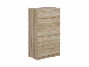 Комод КАСТОР с пятью ящиками, цвет Дуб Сонома в Можге - mozhga.mebel24.online | фото