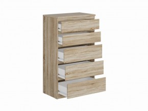 Комод КАСТОР с пятью ящиками, цвет Дуб Сонома в Можге - mozhga.mebel24.online | фото 2