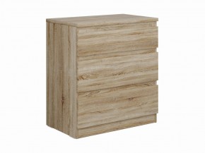 Комод КАСТОР с тремя ящиками, цвет Дуб Сонома в Можге - mozhga.mebel24.online | фото