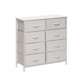 Комод Leset Линкс 8 ящ. (к/з), Каркас Белый, ящики Белые в Можге - mozhga.mebel24.online | фото 3