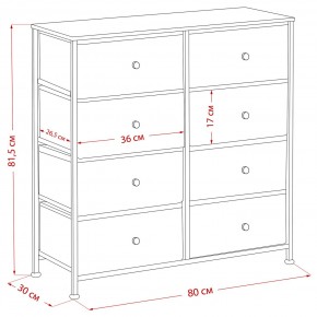 Комод Leset Линкс 8 ящиков (МДФ) в Можге - mozhga.mebel24.online | фото 12