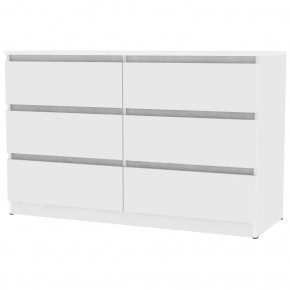Комод Мальта K134 (Белый) в Можге - mozhga.mebel24.online | фото