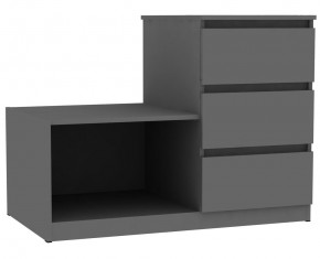 Комод Мальта K207 (Графит) в Можге - mozhga.mebel24.online | фото