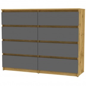 Комод Malta light K146 (ДВ-Графит) в Можге - mozhga.mebel24.online | фото