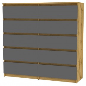 Комод Malta light K155 (ДВ-Графит) в Можге - mozhga.mebel24.online | фото