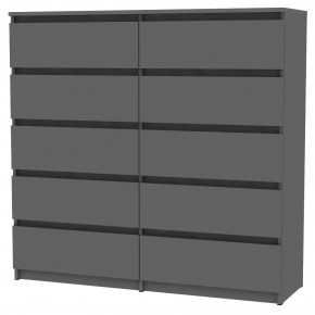 Комод Malta light K155 (Графит) в Можге - mozhga.mebel24.online | фото