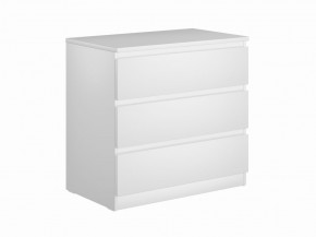 Комод МАЛЬТА с тремя выдвижными ящиками, цвет белый в Можге - mozhga.mebel24.online | фото