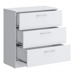 Комод мини Париж (Белый тиснение) в Можге - mozhga.mebel24.online | фото 2