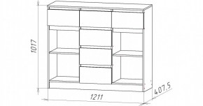 НИЦЦА-6 Комод (НЦ.06) в Можге - mozhga.mebel24.online | фото 2