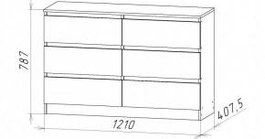 НИЦЦА-7 Комод (НЦ.07) в Можге - mozhga.mebel24.online | фото 3