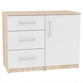 Комод "Калисто (K13)" ручка рейлинг (ДСС-Белый) в Можге - mozhga.mebel24.online | фото