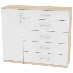 Комод "Калисто (K40)" ручка рейлинг (ДСС-Белый) в Можге - mozhga.mebel24.online | фото