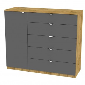 Комод "Калисто (K40)" ручка торцевая (ДВ-Графит) в Можге - mozhga.mebel24.online | фото