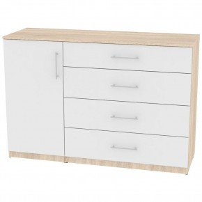 Комод "Калисто (K44)" ручка рейлинг (ДСС-Белый) в Можге - mozhga.mebel24.online | фото