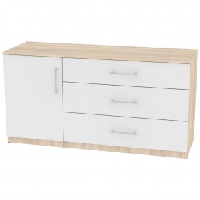 Комод "Калисто (K48)" ручка рейлинг (ДСС-Белый) в Можге - mozhga.mebel24.online | фото