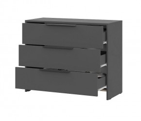 КАМЕЛИЯ 1 Серия 2 Комод 3 ящика Графит серый в Можге - mozhga.mebel24.online | фото 3