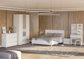 АДЕЛИНА Комод с 1дв и 3-мя ящ (белый рамух) в Можге - mozhga.mebel24.online | фото 3