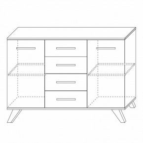 Комодино Вега Скандинавия в Можге - mozhga.mebel24.online | фото 3