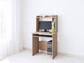 Компьютерный стол Грета-1 ясень шимо/дуб сонома в Можге - mozhga.mebel24.online | фото