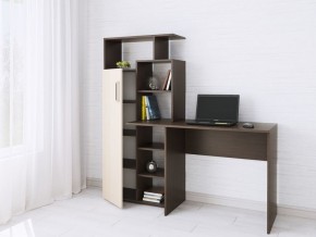 Компьютерный Стол Квартет-7 Дуб молочный/Венге в Можге - mozhga.mebel24.online | фото