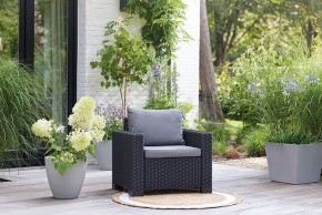 Комплект кресел Калифорния (California chair) графит в Можге - mozhga.mebel24.online | фото 1