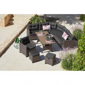 Комплект плетеной мебели AFM-373G Grey в Можге - mozhga.mebel24.online | фото 1