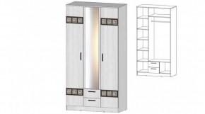 КОСТА-РИКА Шкаф 3-х створчатый (анкор светлый) в Можге - mozhga.mebel24.online | фото