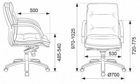 Кресло для руководителя Бюрократ T-9927SL-LOW в Можге - mozhga.mebel24.online | фото 5