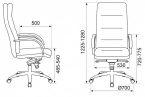 Кресло для руководителя T-9927SL/CHOKOLATE в Можге - mozhga.mebel24.online | фото 6