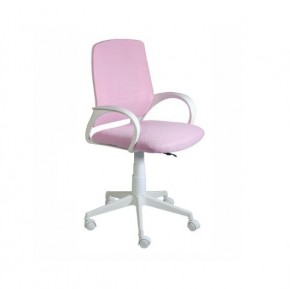 Кресло Ирис White сетка/ткань розовая в Можге - mozhga.mebel24.online | фото