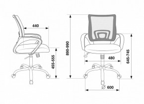 Кресло компьютерное CH-695N/SL/BL/TW-11 в Можге - mozhga.mebel24.online | фото 6