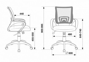 Кресло компьютерное CH-695N/R/TW-11 в Можге - mozhga.mebel24.online | фото 6