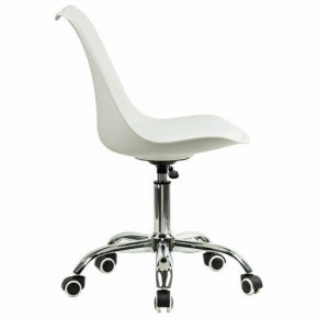 Кресло стул BRABIX "Eames MG-310 CH", хром, пластик белый, экокожа белая, 532923 в Можге - mozhga.mebel24.online | фото 3