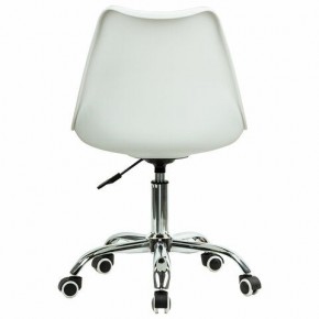 Кресло стул BRABIX "Eames MG-310 CH", хром, пластик белый, ткань серая, 532924 в Можге - mozhga.mebel24.online | фото 4