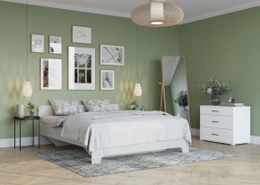 Кровать 1,6 VICTOR + основание (Белый) в Можге - mozhga.mebel24.online | фото 4
